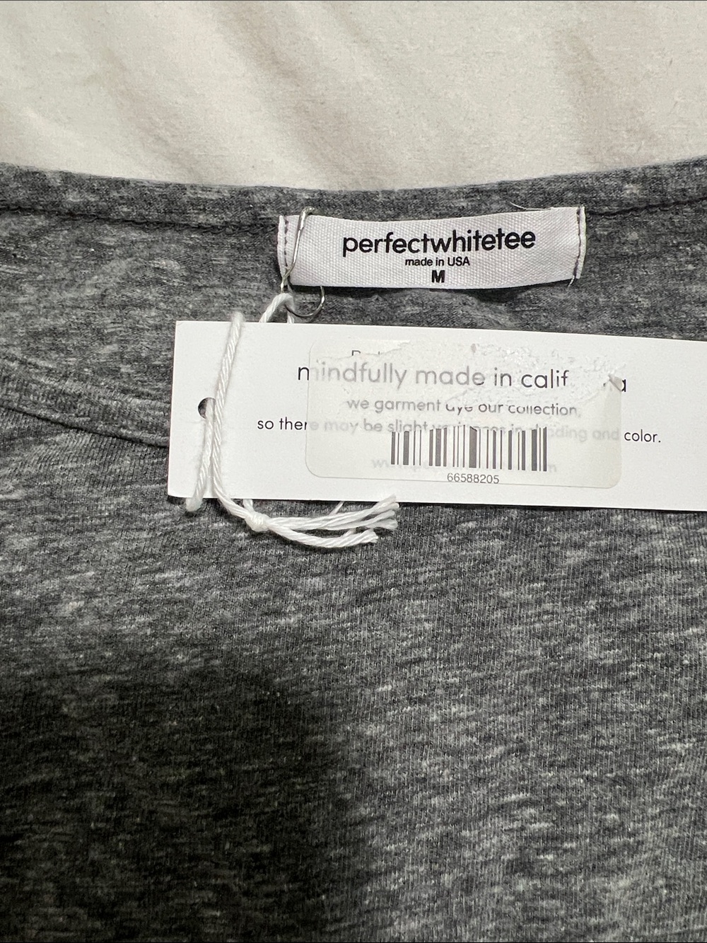 NWT Perfectwhitetee parker crispy cotton long sleeve boat neck top medium - Picture 7 of 9